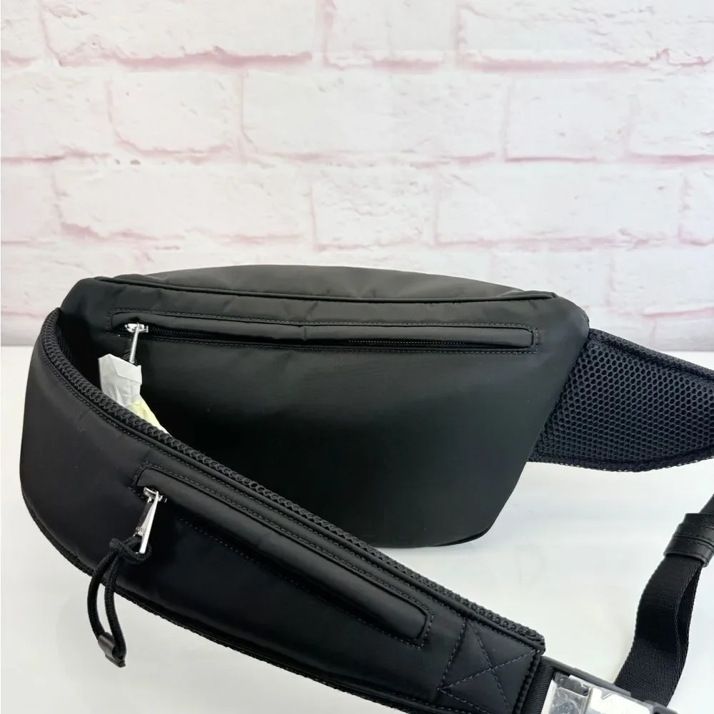 Gucci Nexus Web Interlocking Black Belt Bag Unisex NEW